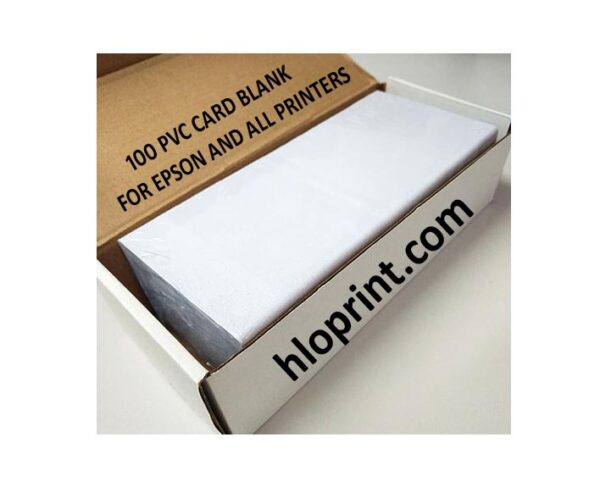 100 PIECES PVC CARD WHITE (Free Delivery) PREMIUM QUALITY