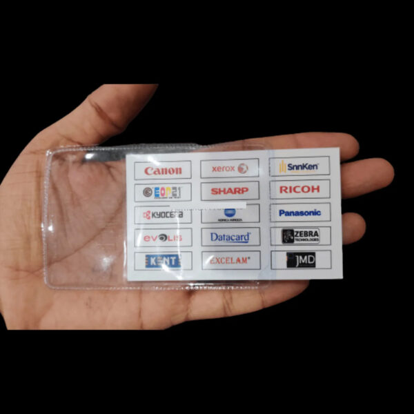 500 PLAIN TRANSPARENT PVC POUCH (चिपक कर बंद होने वाले )
