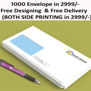 ENVELOPE 9 x 4 FOR OFFICE LETTERS WITH YOUR ADVERTISMENT (BOTH SIDE PRINTING) Remaining 2500 COMPLETE PAYMENT AFTER DESIGN YOUR ENVELOPE